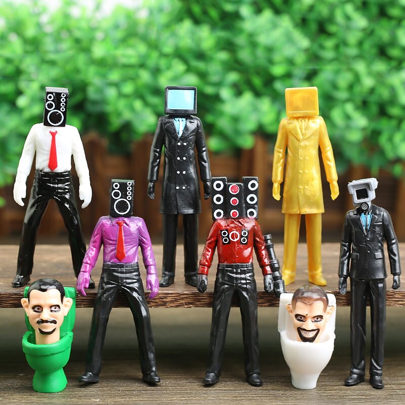 blind box popolare skibidi toilet man monitor hand game camera bambola building block decorazione giocattolo toilette del 2025 a $27.99 –P8