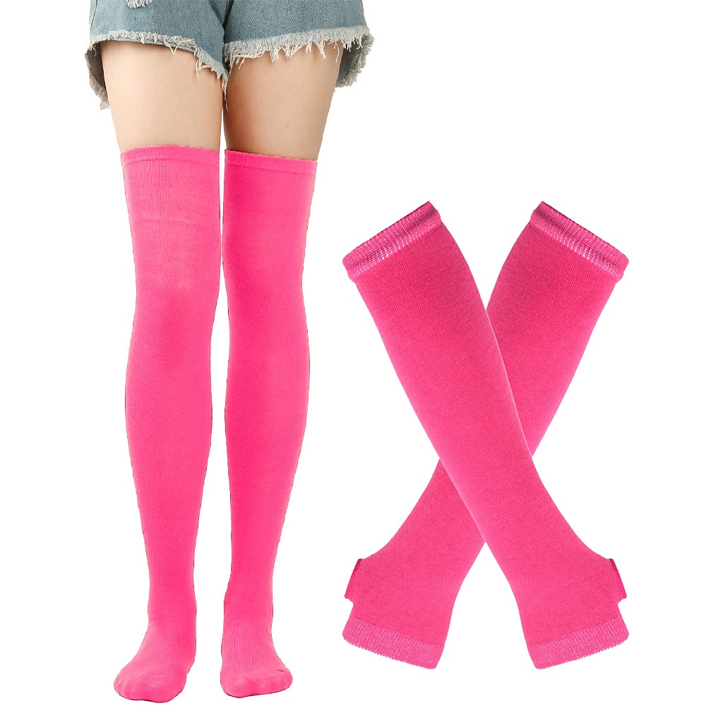 Calcetines hasta rodilla Calcetines de Navidad Mujer Navidad Carnaval Mardi Gras Nochebuena Retro Antiguo Guantes Calcetines 2025 - $15.49 –P24