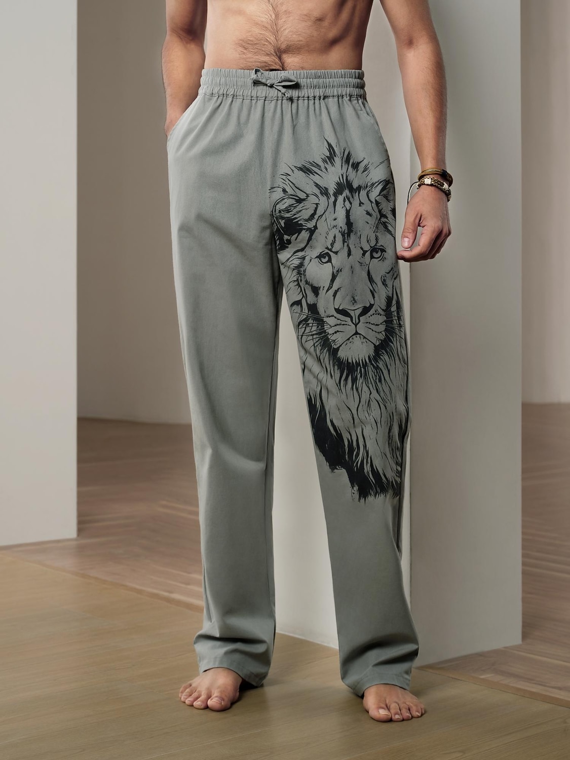 Per uomo Animale Leone Pantaloni di Lino Pantaloni Pantaloni Larghi Misura del girovita medio Streetwear Hawaiano Designer Casuale Quotidiano Ferie Coulisse Elastico in vita Stampa 3D Primavera del 2025 a $28.99 –P6