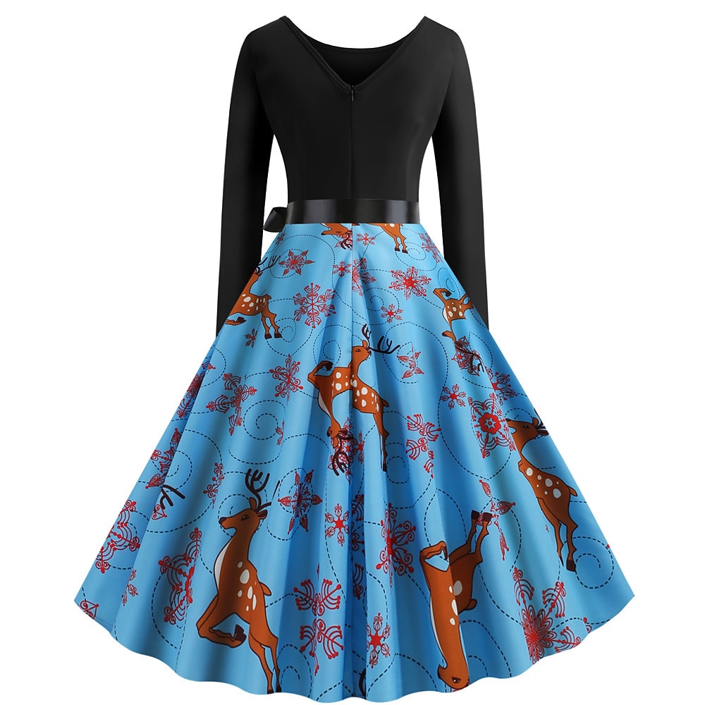 Weihnachtsmann Weihnachtskleid Ausgefallenes Weihnachtskleid Damen Weihnachten 1950er Erwachsene Weihnachten Neujahr Heiligabend Weihnachten Party Silvester Kleid 2025 - $27.99 –P6