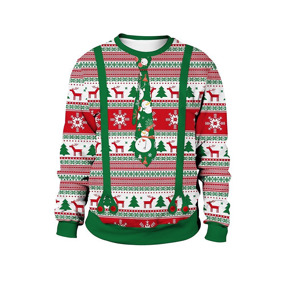 Navidad Sudadera Pullover Sudadera navideña divertida Impresión 3D Estampado 3D Gráfico Para Pareja Hombre Mujer Adulto Navidad Carnaval Mascarada Impresión 3D Fiesta 2025 - $24.99 –P2