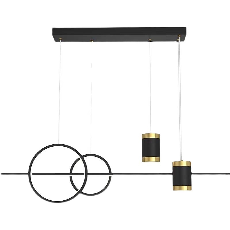 lampada a sospensione a led 100 cm dimmerabile design a grappolo forme geometriche lampada a sospensione in pvc classico elegante in lega di zinco contemporaneo moderno 110-240v del 2025 a $399.99 –P4