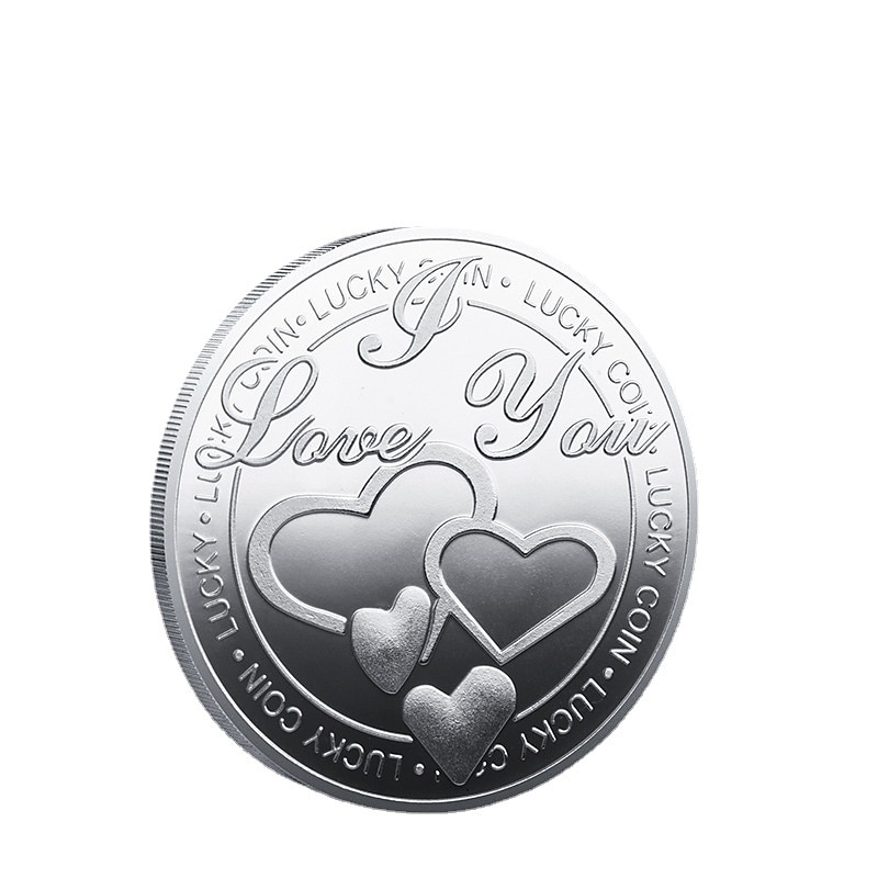 2 db orosz születésnapi emlékboldogság ezüstözött aranyozott emlékérme szív alakú dombormű anyák napi érme díszdoboz kollekció 2025 - $13.99 –P5