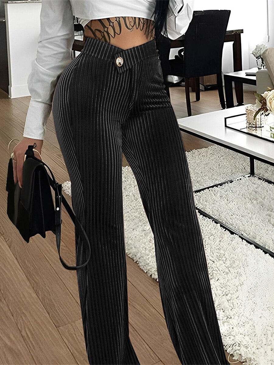 Women's Pants Trousers Full Length Fashion Streetwear Outdoor Street Black Pink S M Fall Winter 2023 - US $32.99 –P1