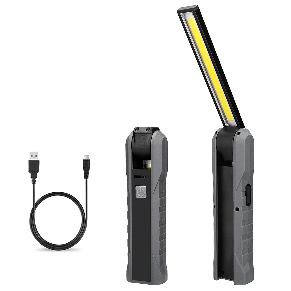 2pcs LED Work Light Rechargeable Flashlight Mechanic Lights with Magnetic Base, Tool Gifts for Dad Men 4 Modes Bright Inspection Torch Light for Car Repair, Garage, Emergency, BBQ and Camping 2025 - $56.99 –P1