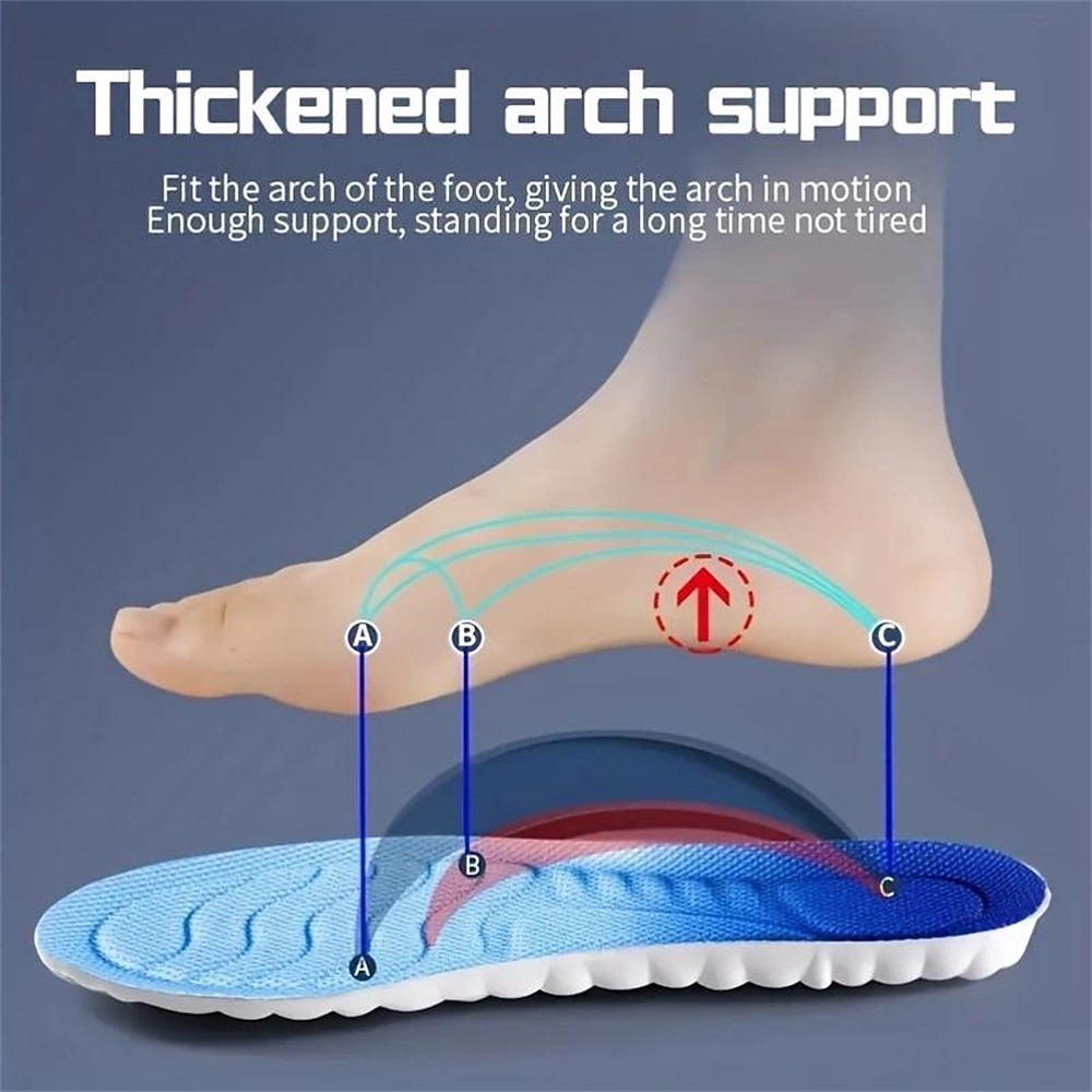 1 Pair 4D Massage Insoles Super Soft Sports Shoes Insole For Feet Running Baskets Shoe Sole Arch Support Orthopedic Inserts Unisex 2026 - $6.49 –P5