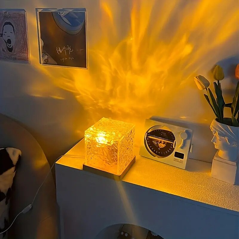 Lampe de Table Décorative Artistique Batterie Li intégrée Pour Chambre à coucher ABS Transparent de 2025 ? $35.99 –P7
