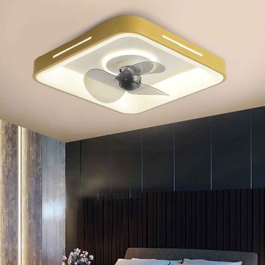 Deckenventilator mit Licht, dimmbar, 48 cm, Macaron, mehrfarbig, 360-Grad-Kopfschütteln, 6 Windgeschwindigkeiten, moderner Deckenventilator für Schlafzimmer, Wohnzimmer, ca & Fernbedienung 110-240V 2025 - $331.09 –P18