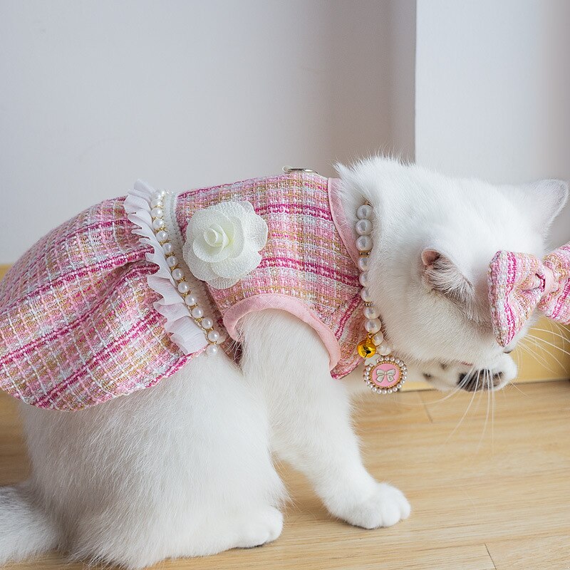 Dog Cat Dress Fashion Cute Winter Soft Washable Comfortable Outdoor Party Dog Clothing for Bichon Frise Poodle Pomeranian Baby Pet Papillon 2025 - $23.99 –P12