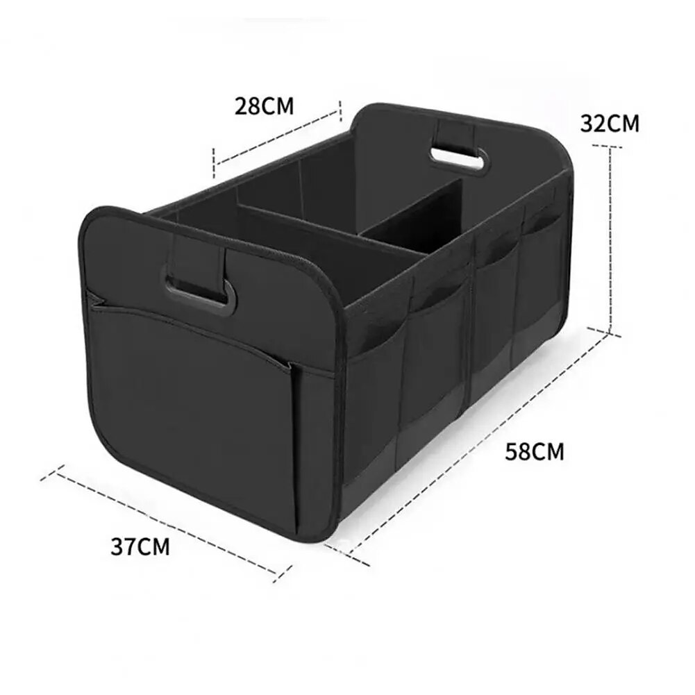 Trunk Organizer For Car, Collapsible Multi-Compartment Car Organizers Foldable And Waterproof, 600D Oxford Polyester, Suitable For Most Models 2025 - $59.99 –P6