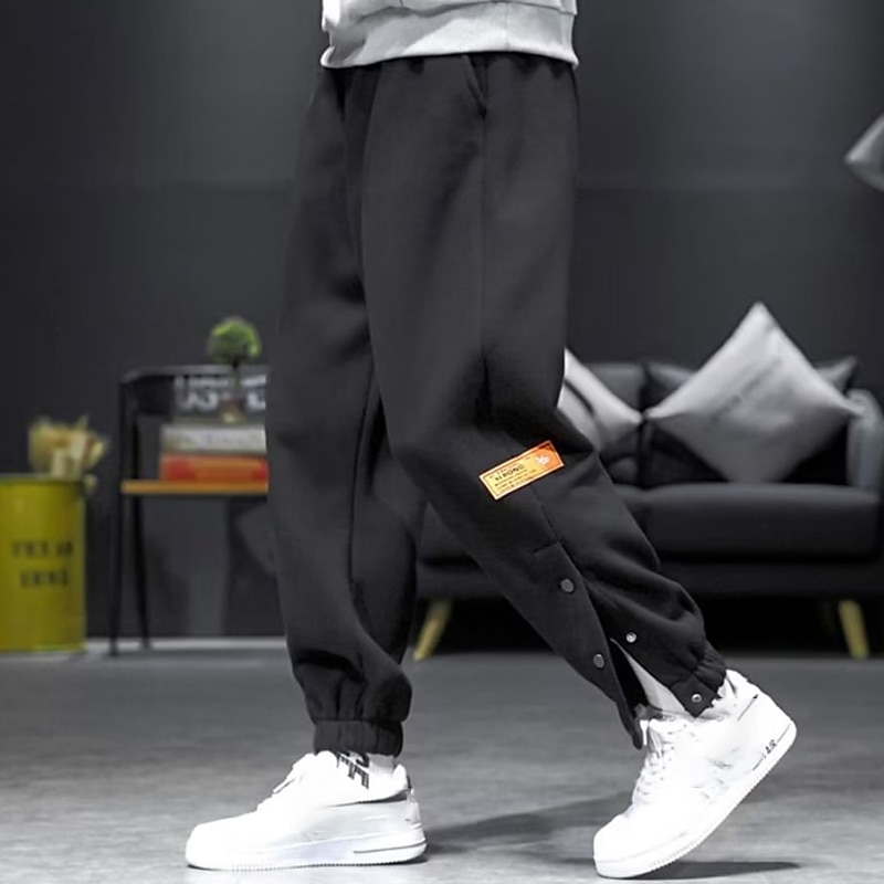 Hombre Pantalones de Deporte Pantalón Jogger Pantalones rasgados Pantalones Bolsillo Plano Comodidad Transpirable Exterior Diario Noche Moda Casual Negro Gris 2025 - $16.49 –P7