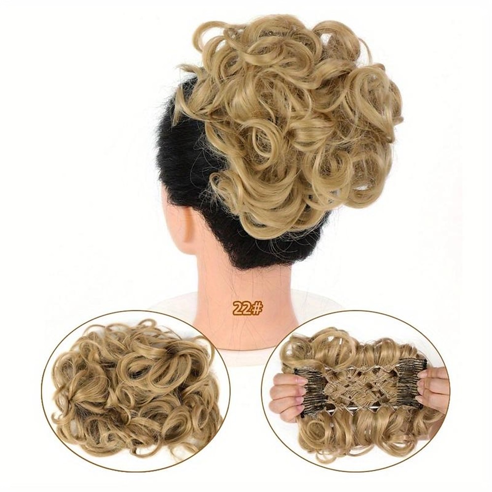 Chignon Chignon A cordoncino Capelli sintetici Pezzo di capelli Estensione capelli Liscio Feste Giornaliero Serata e festa A1 A2 A3 del 2025 a $11.99 –P10