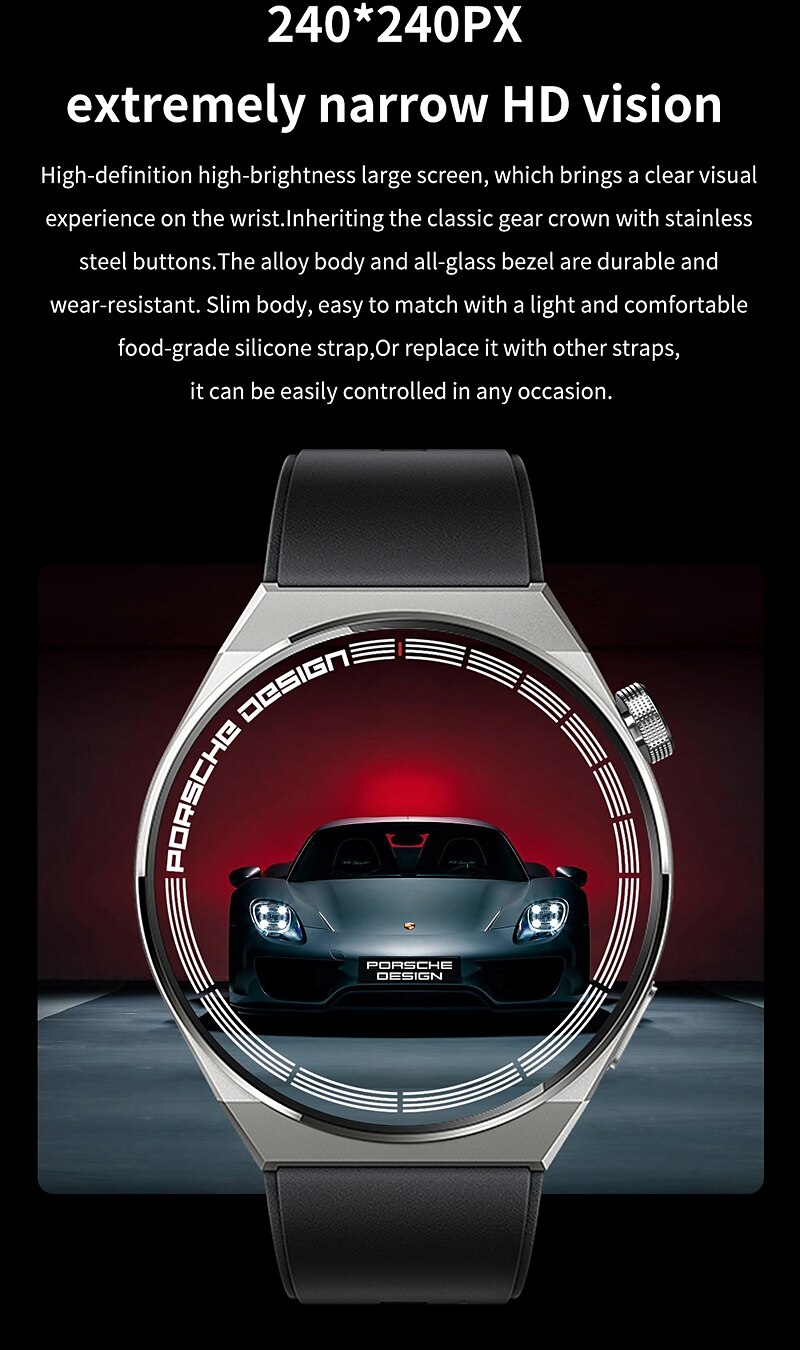 GT8 Smart Watch 1.28 inch Smartwatch Fitness Running Watch Bluetooth Pedometer Call Reminder Fitness Tracker Compatible with Android iOS Women Men Long Standby Hands-Free Calls Waterproof IP 67 22mm 2025 - $35.99 –P4