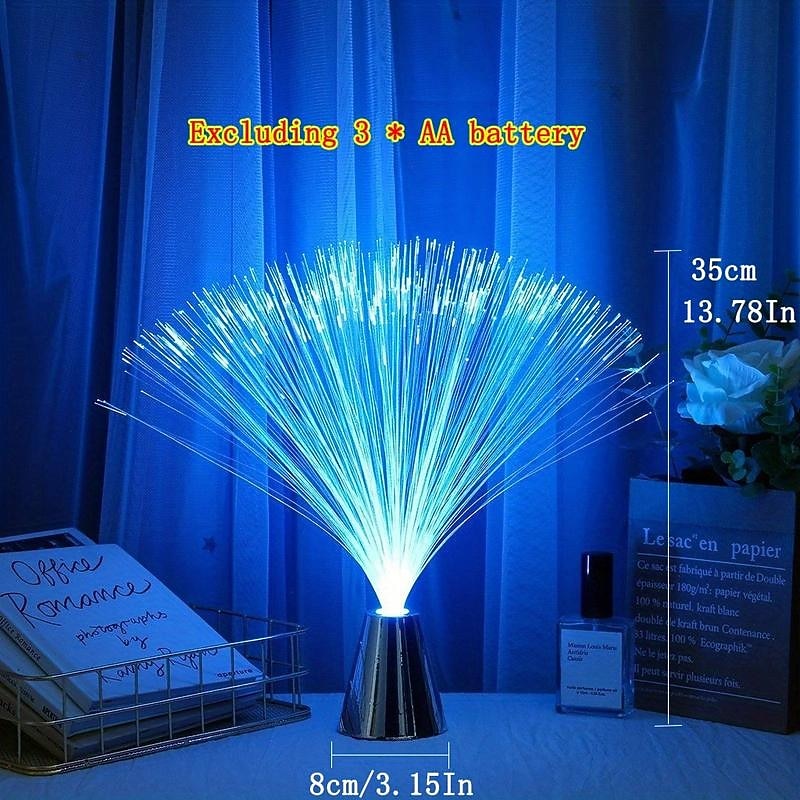 Optical Fiber Light, Color Change Flash Decoration Props Luminous Light LED Light Full of Stars Flower Bunch Luminous Optical Fiber Light Colorful Flash Flower Light Night Toy Site Layout Props Starry 2026 - $9.49 –P7