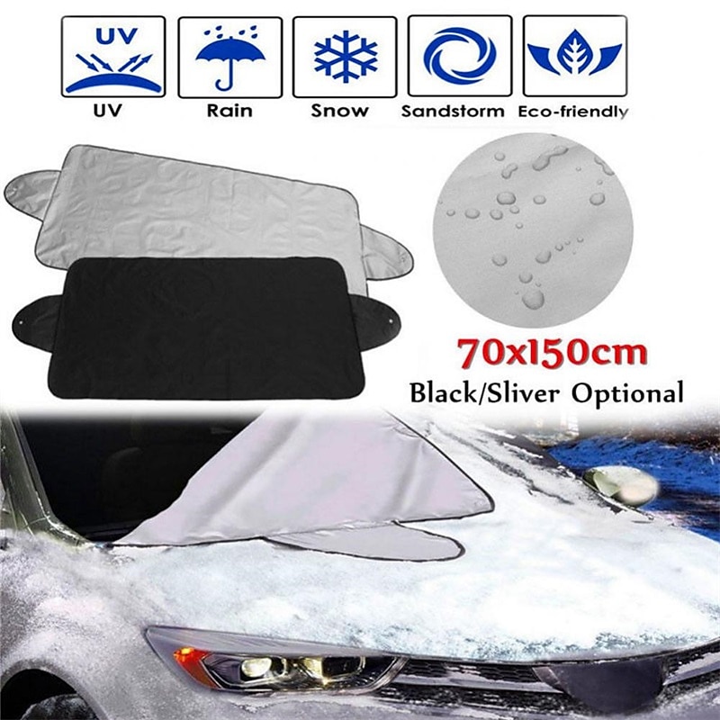 Cling Magnetic Winter Car Snow Cover Foldable Car Windshield Cover Sunshade Cover Easy to Enstall 2025 - $12.99 –P1