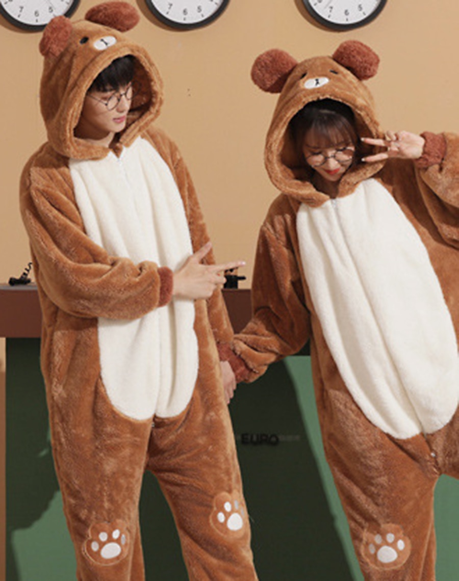 Miś Kostium imprezowy Kostium Piżama na rodzinne święta Piżama Kigurumi Męskie Damskie Dla chłopców Dla dziewczynek Halloween Karnawał Bal maskowy Jednoczęściowe Dla dzieci Dla dorosłych Impreza 2025 - $50.99 -P6