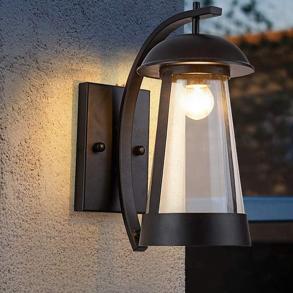 Aplique de pared impermeable, lámpara de pared antigua resistente a la intemperie, lámpara de pared LED para exteriores con pantalla de vidrio, aplique de pared de metal con casquillo e27 110-240v 2025 - $199.99 –P6