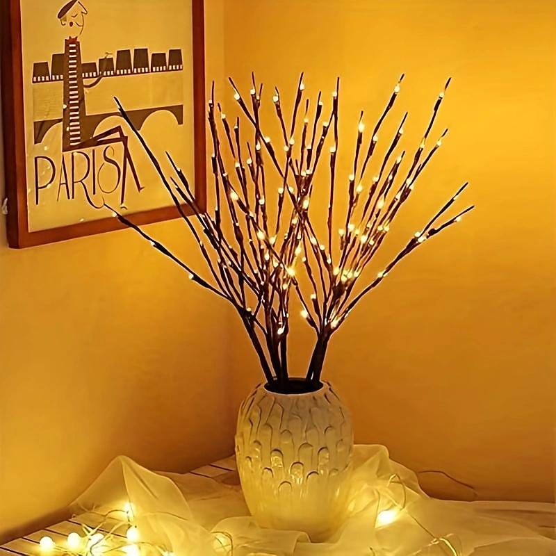 3 Pack 27" Brown Lighted Twig Branches Pathway Light 60 LED Battery Operated Warm White Bulbs for Outdoor and Indoor Holiday Christmas Family Wedding 2025 - $9.99 –P10