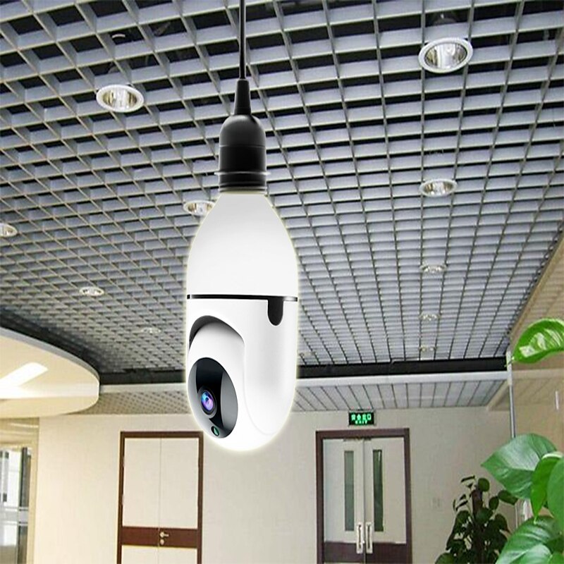 Caméra IP 1080P (1920×1080) Ampoule Wi-Fi Détection de présence Accès à Distance Coupure infrarouge Intérieur Soutien 128 GB de 2025 ? $44.99 –P7