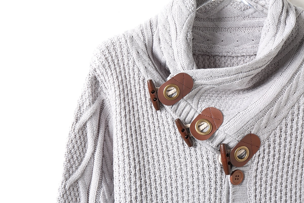 Voor heren Trui Coltrui Kabel Haakwerk breien Normaal Klassiek Effen / effen kleur Opstaande boord Basic Kleding Raglan mouwen Winter Kameel Zwart S M L 2025 - $46.99 –P2
