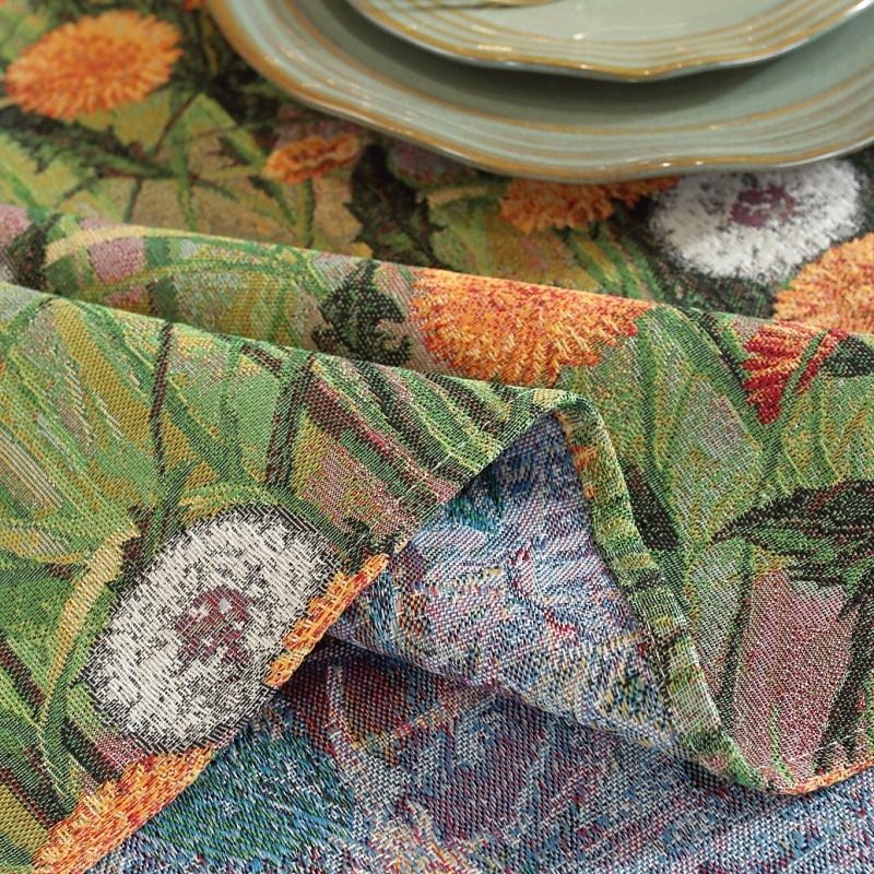 Rectangle Tablecloth Vintage Floral  Jacquard Table Cloths with Tassels Cotton Linen Table Covers for Dinner Parties Outdoor Decoration 2026 - $28.99 –P16