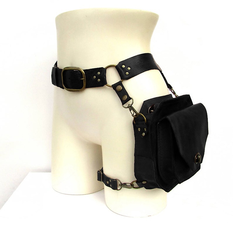 Punk & Gothic Mittelalterlich Steampunk Tasche Pestdoktor Einfarbig Kostüm Herren Damen Karneval Maskerade Zurück zur Schule Party Besonderer Anlass Erwachsene Tasche 2026 - $53.99 –P1