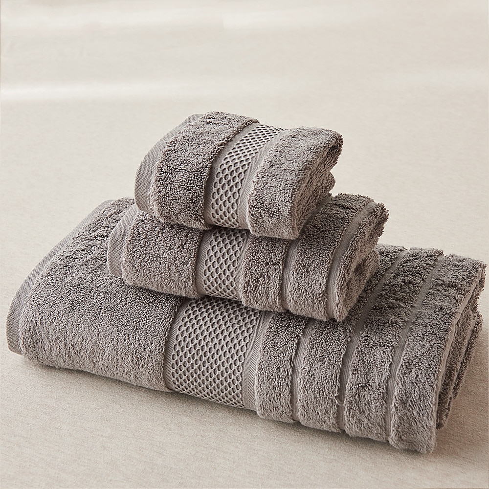 Asciugamani Confezione da 1 asciugamano da bagno medio, cotone filato ad anelli, asciugamani leggeri e altamente assorbenti ad asciugatura rapida, asciugamani premium per hotel, spa e bagno del 2025 a $3.99 –P7