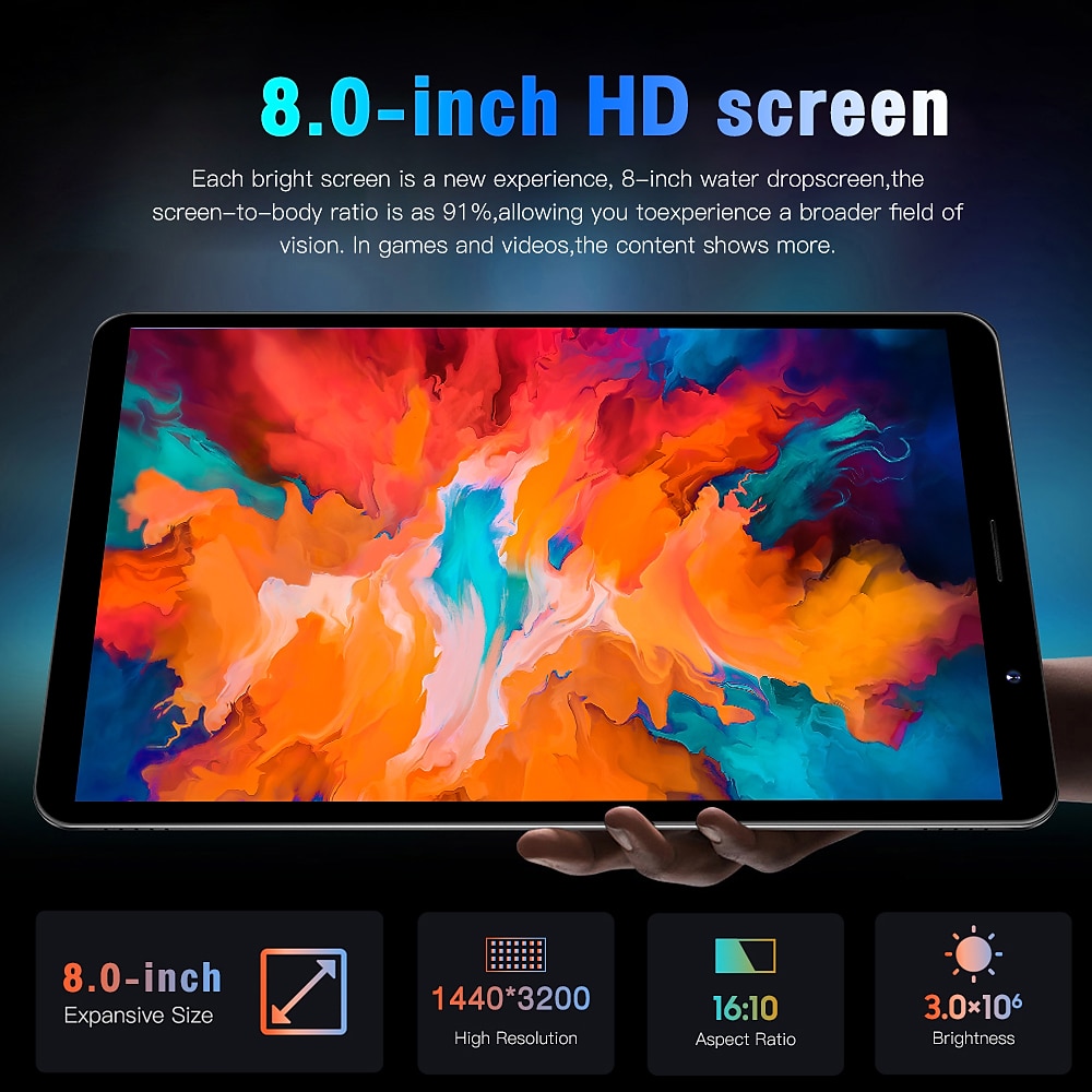 Детский планшетный ПК 1280*800 8-дюймовый экран tab14 ips (экран планшетного компьютера высокой четкости для детских фестивалей) 2025 - $111.99 –P3
