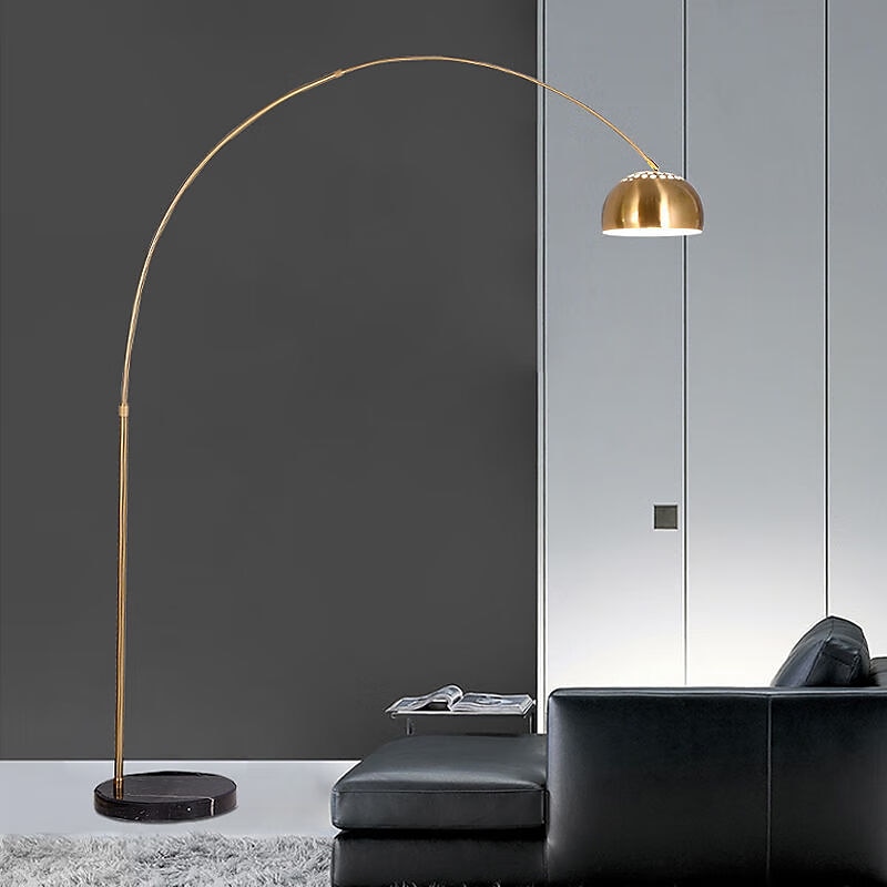 Arc Lamp - Height Adjustable 170 cm E26 Black Gold Arc Lamp, Floor Lamp Warm White Arc Floor Lamp 110-240V 2025 - $545.79 –P5