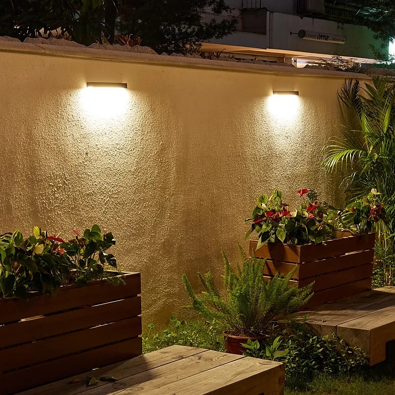 Solar Outdoor Wall Lamp Garden Villa Courtyard Lighting Sign Door Headlight Waterproof Wall Porch Fence Landscape Decoration Light 2025 - $43.99 –P7