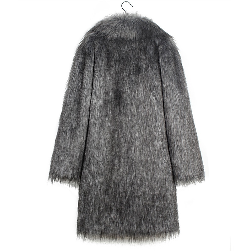 Homme Manteau d'hiver Veste d'Hiver Manteau en fausse fourrure Extérieur Usage quotidien Chaud Poche Automne Hiver Plein Mode Vêtement de rue Revers Normal Noir Blanche Jaune Marron Gris Claire Veste de 2025 ? $82.99 –P5