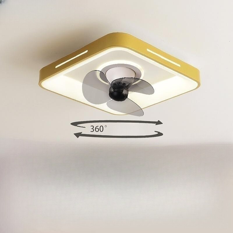 Deckenventilator mit Licht, dimmbar, 48 cm, Macaron, mehrfarbig, 360-Grad-Kopfschütteln, 6 Windgeschwindigkeiten, moderner Deckenventilator für Schlafzimmer, Wohnzimmer, ca & Fernbedienung 110-240V 2025 - $331.09 –P7