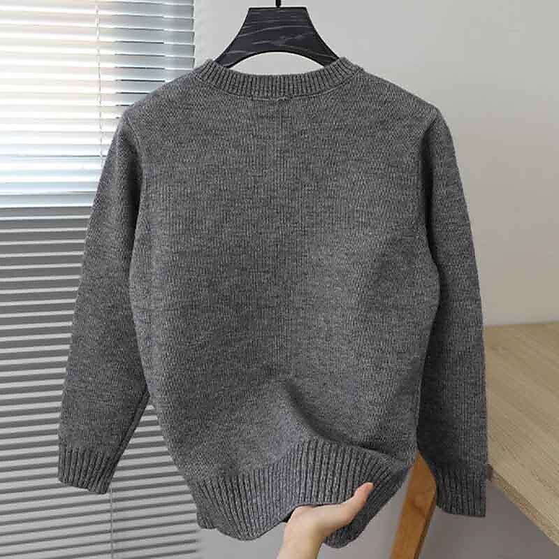 Miesten Neulepusero Jumpperi Joustin Neuloa Normaali Kudottu Tavallinen Tiukka pyöreä kaula-aukko Moderni nykyaikainen Työ Arki-asut Vaatetus Syksy Talvi Musta Valkoinen M L XL 2025 - $32.99 –P8