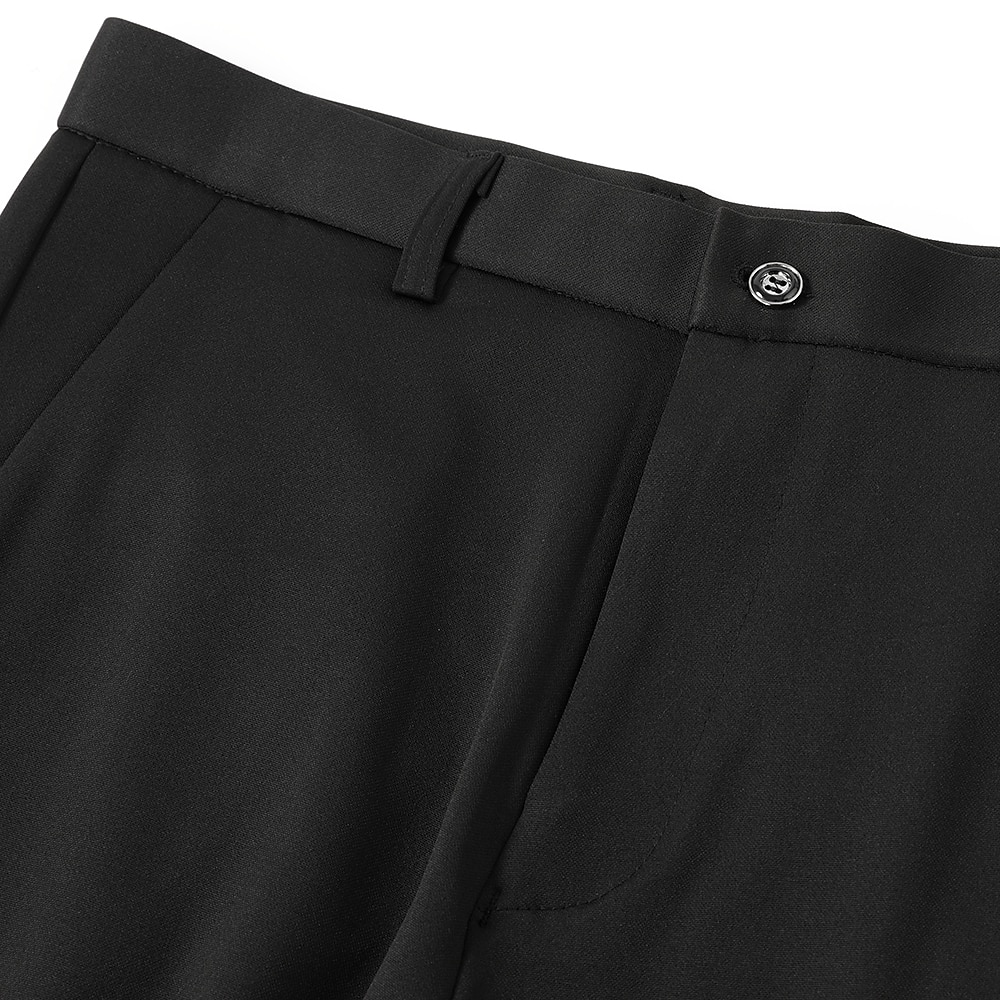 Herren Anzughosen Hose Hosen Hose Freizeithose Anzughose Tasche Einfarbig tragbar Draussen In voller Länge Hochzeit Heim Arbeit Modisch Strassenmode weiß grau Schwarz elastisch 2025 - $17.99 –P3