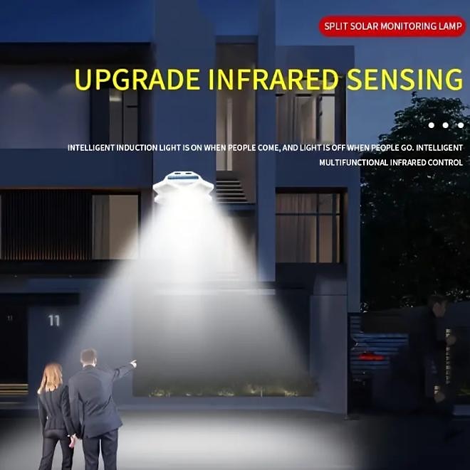 Projecteurs solaires d'extérieur, lampe murale étanche avec détecteur de mouvement, éclairage public de sécurité, lampe de décoration de jardin, éclairage paysager de 2025 ? $11.49 –P7