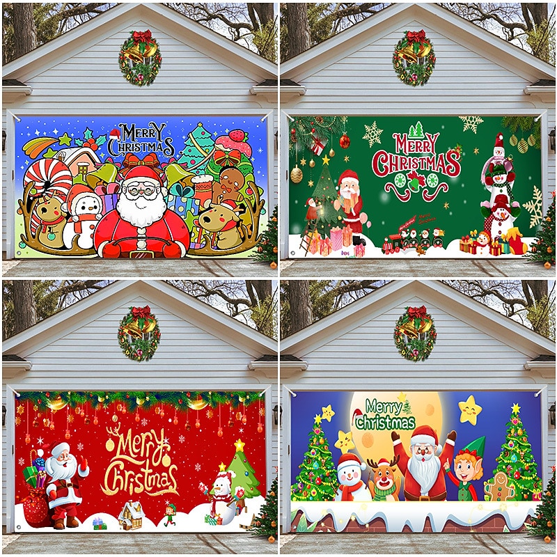 Koliphy Decorazione Natalizia, Decorazioni per Striscioni di Merry Christmas per uso Interno ed Esterno, Striscione Pupazzo di Neve per Decorazioni