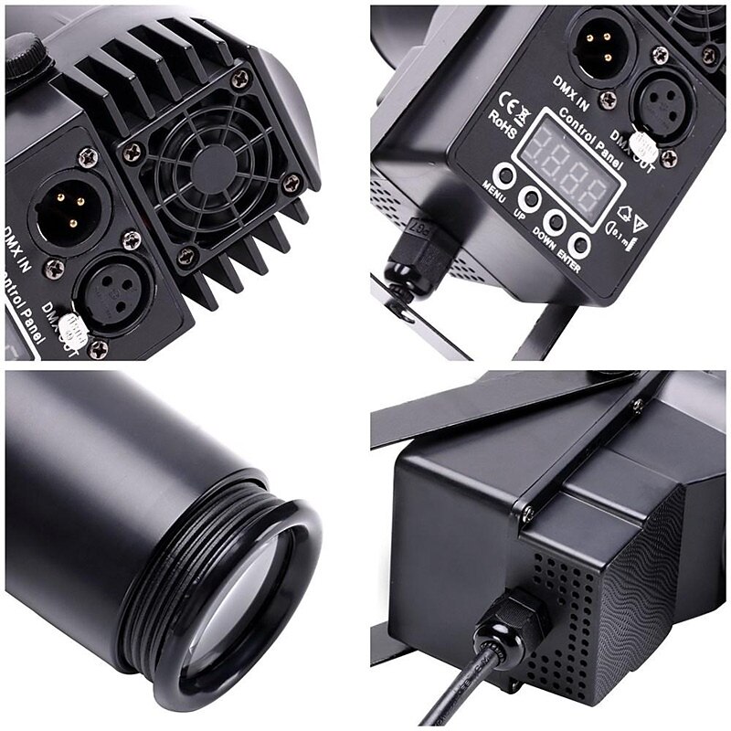 uking 1 stks 30 w rgb podium licht led spot bewegende kop dmx disco dj party stemgestuurde led podium licht 2025 - $52.99 –P9