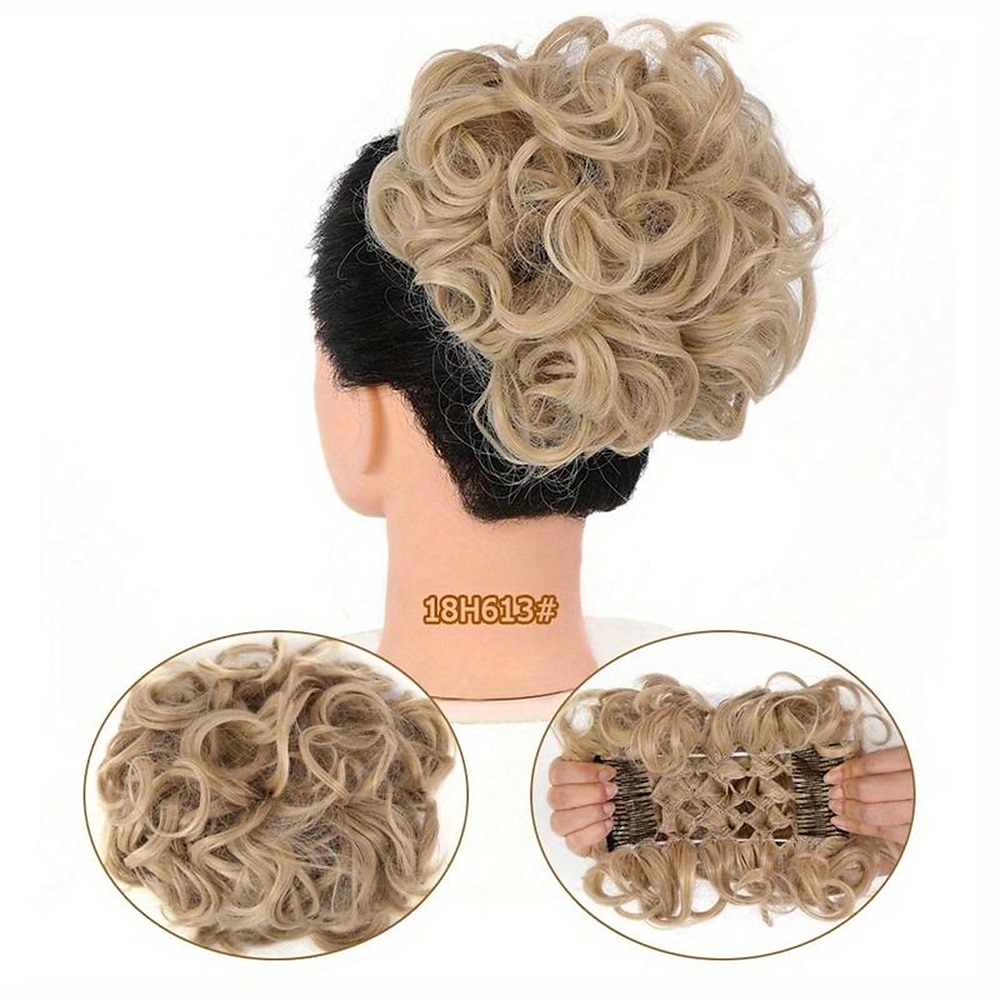 Chignon Chignon A cordoncino Capelli sintetici Pezzo di capelli Estensione capelli Liscio Feste Giornaliero Serata e festa A1 A2 A3 del 2025 a $11.99 –P22