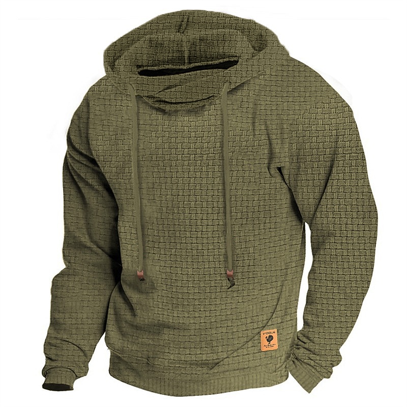 Homens Moletom Preto Branco Verde Tropa Vermelho Azul Marinha Com Capuz Tecido Desportos e Ar livre Diário Esportes Designer Básico Casual Primavera & Outono Roupa Moletons Moletons Manga Longa de 2025 por $26.99 -P11