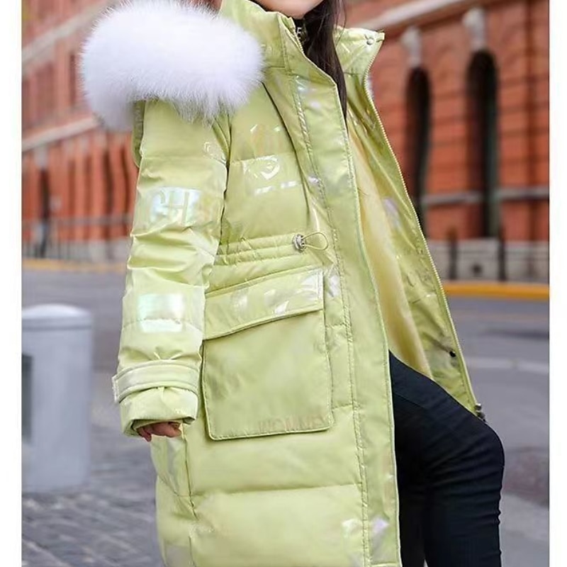 Barn Flickor Ner Pufferjacka för barn Aktiv Dragkedja Skola Täcka Ytterkläder 4-13 år Vinter Leopardlila leopardmönstrat*grönt Leopardmönstrat*rosa 2025 - $49.99 –P12
