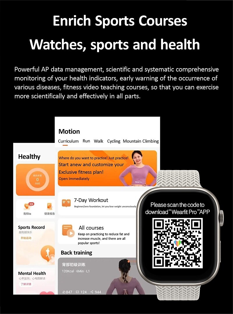 HK9 PRO MAX Smart Watch 2.02 inch Smartwatch Fitness Running Watch Bluetooth Pedometer Call Reminder Fitness Tracker Compatible with Android iOS Women Men Long Standby Hands-Free Calls Message 2025 - $59.99 –P13