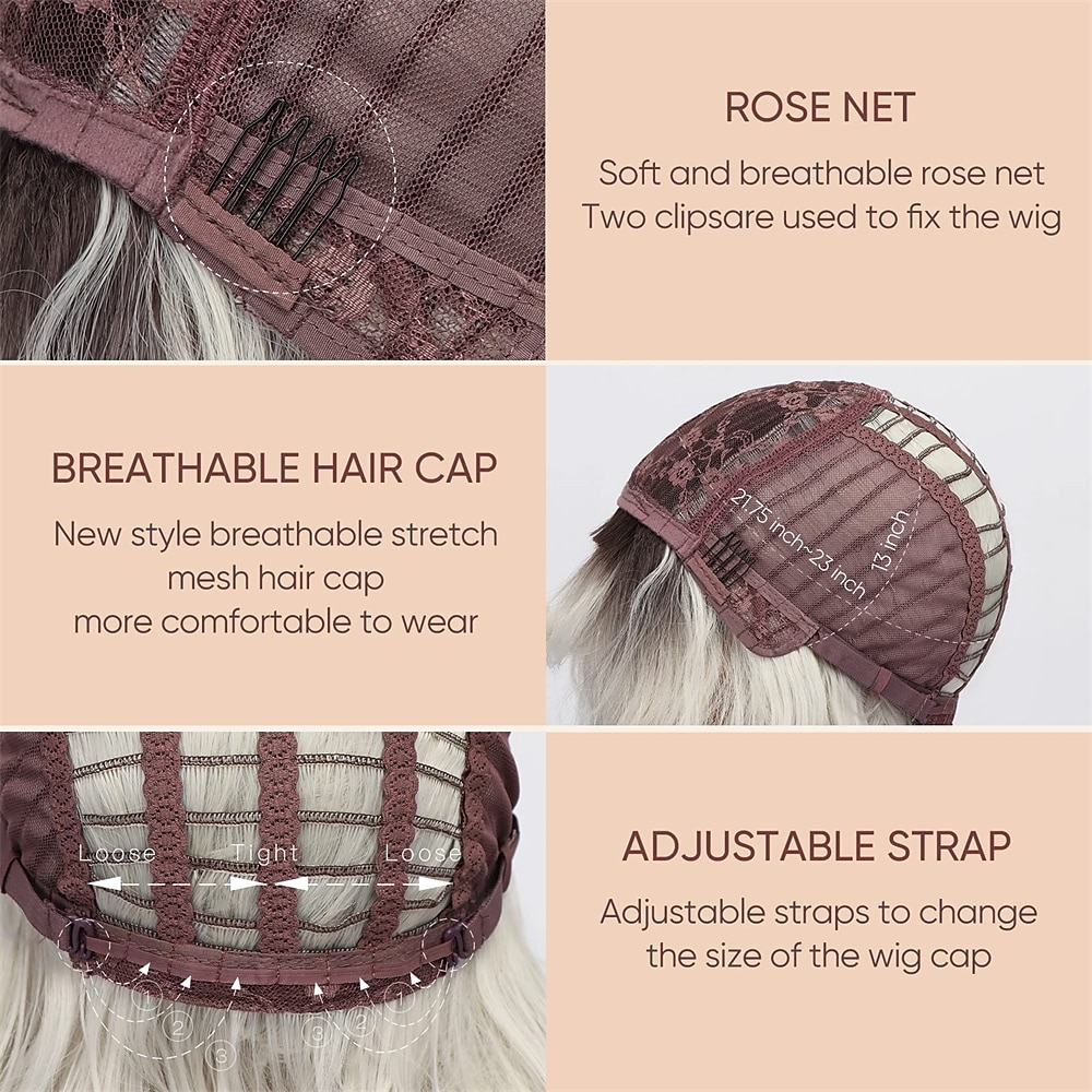 Short Black Bob Wig With Bangs Synthetic Natural Hair Wigs for Women Wavy Shoulder Length Wig Water Wave(12 Inches) 2026 - $19.99 –P6