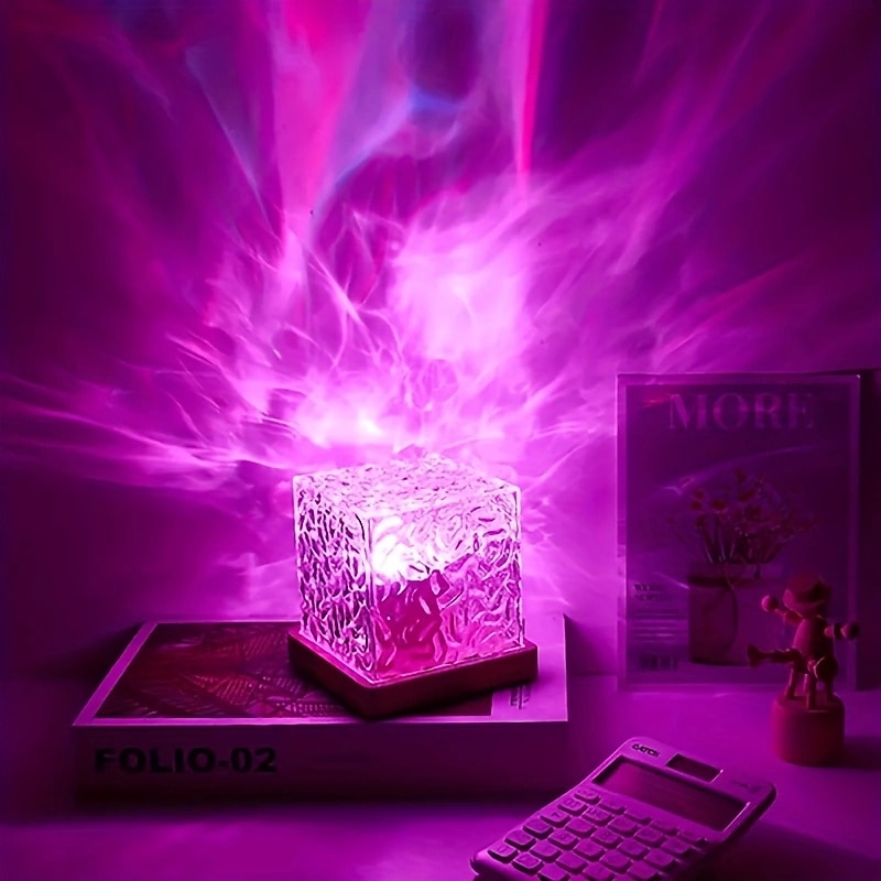 Lampe de Table Décorative Artistique Batterie Li intégrée Pour Chambre à coucher ABS Transparent de 2025 ? $35.99 –P6