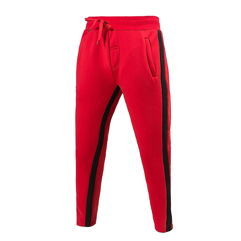 Herren Jogginghose Trainingshose Jogginghose Jogger Jogginghose mit geradem Bein Tasche Kordelzug Elastische Taille Streifen Komfort Atmungsaktiv Outdoor Täglich Ausgehen Modisch Brautkleider schlicht 2025 - $13.99 –P3