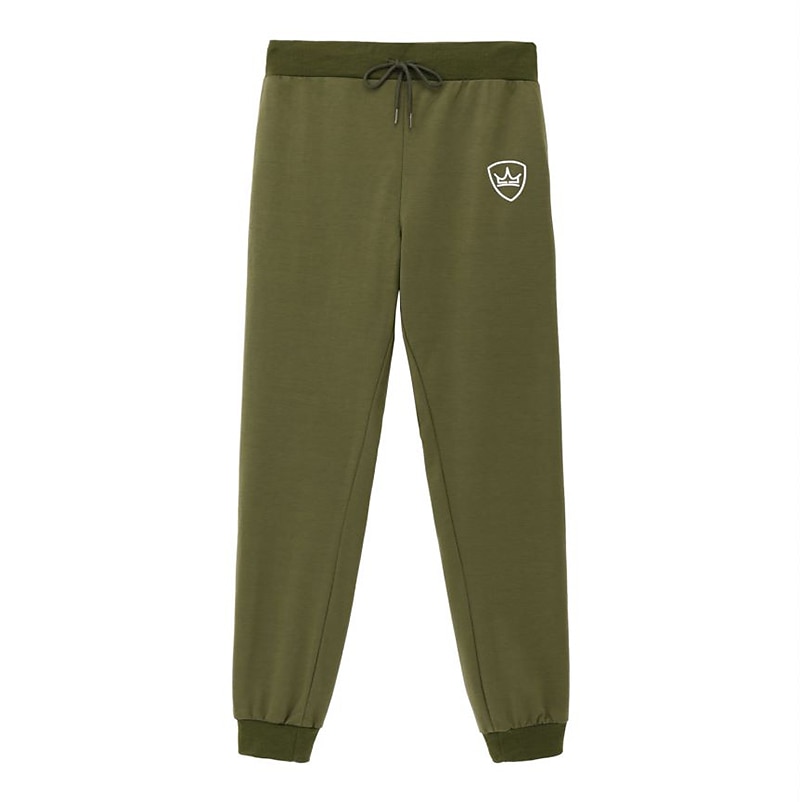 Voor heren Joggingbroeken Jogger Broek Trainingsbroek Trekkoord Elastische taille Geometrisch patroon Buitensporten Sportkleding Leger groen Zwart 2025 - $17.99 –P7