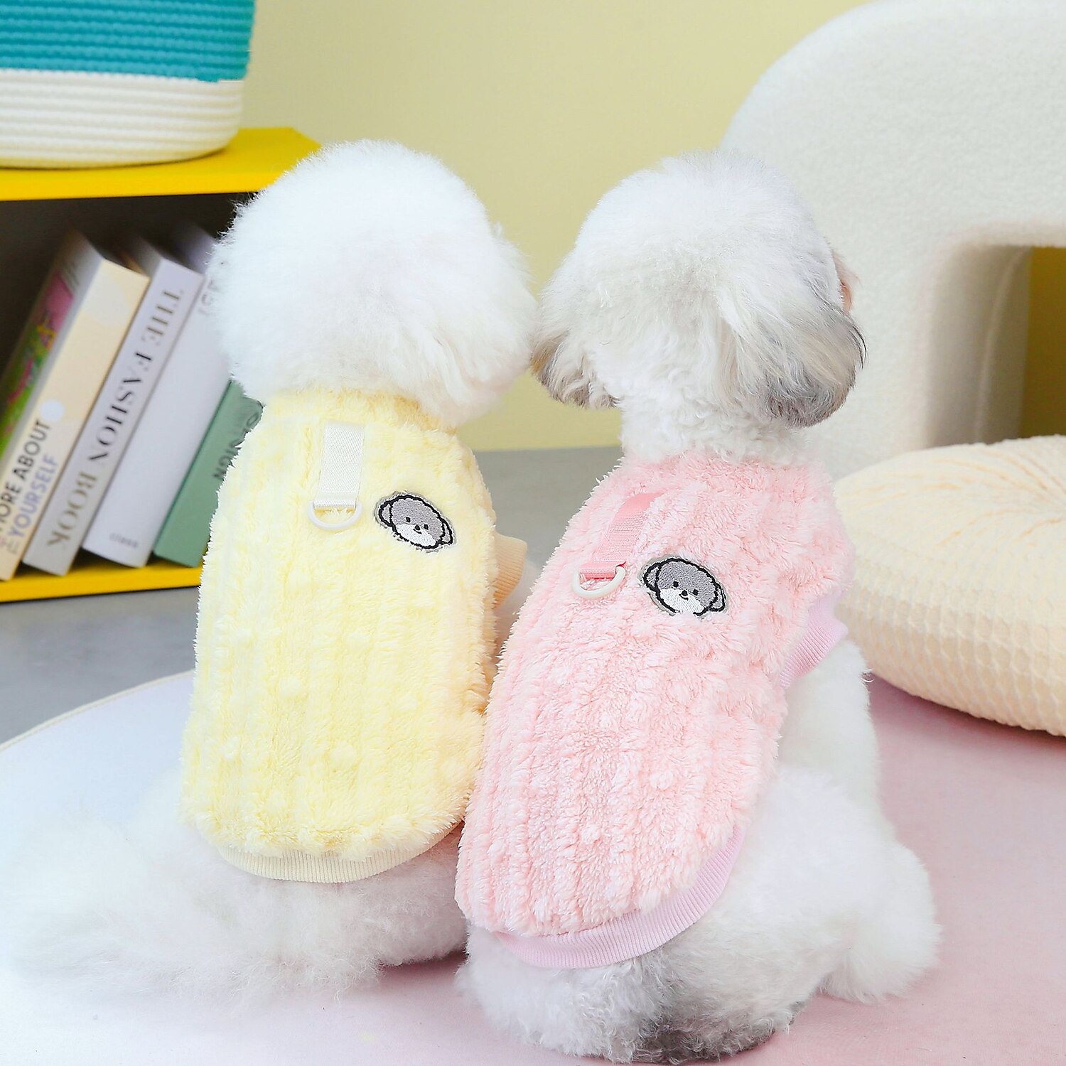 Koirat Kissat College Muoti Vapaa-aika Talvi Hengittävä Pehmeä Pestävä Mukava Sänky Rento / arki Koiran vaatteet for Pomeranian Pienelle lemmikille papillon Small 2025 - $21.99 –P2
