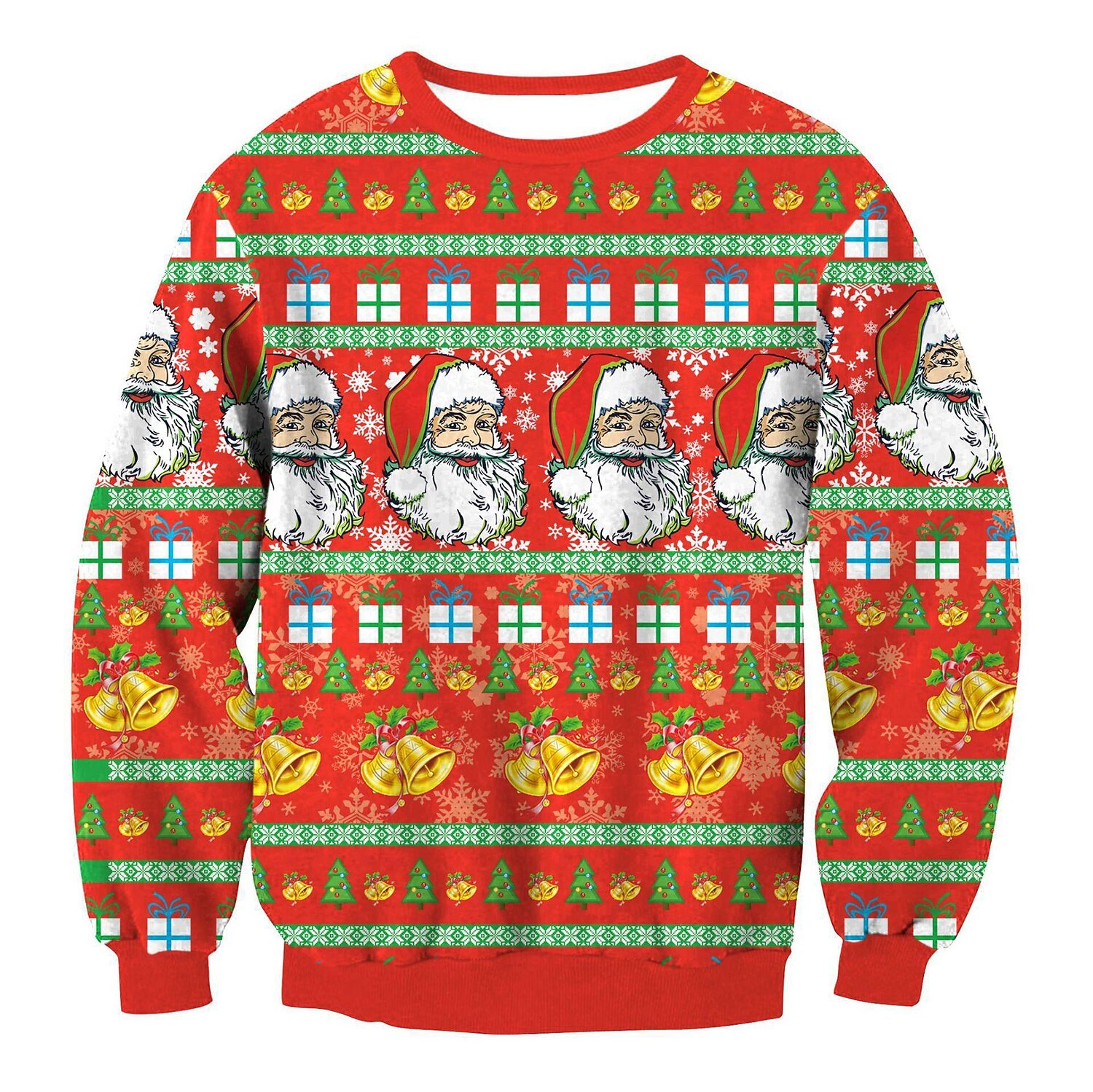 Navidad Sudadera Pullover Sudadera navideña divertida Impresión 3D Estampado 3D Bolsillo delantero Gráfico Gracioso Para Pareja Hombre Mujer Adulto Navidad Carnaval Mascarada Impresión 3D Fiesta 2025 - $24.99 –P4