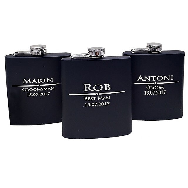 Personalized Stainless steel Barware & Flasks Her / Him / Bride Wedding Party / Festival 2025 - $10.99 –P1