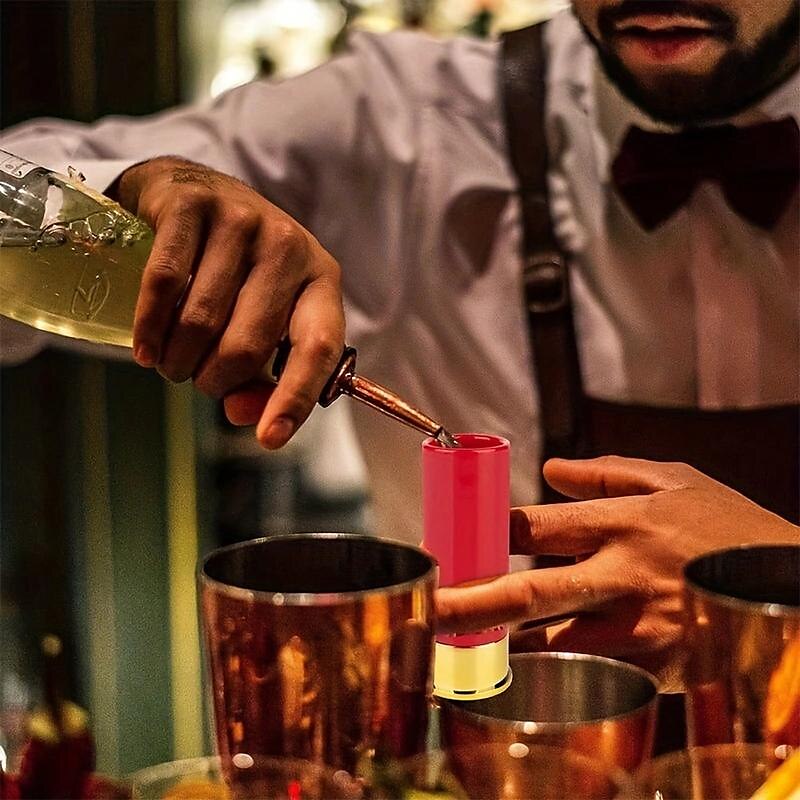 1 zestaw zabawnych kieliszków do whisky w kształcie kuli dla mężczyzn, taty, dziadka i męża - idealne barowe i zaopatrzenie imprez 2025 - $12.49 –P8