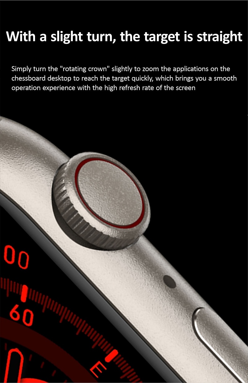 HK9 PRO MAX Smart Watch 2.02 inch Smartwatch Fitness Running Watch Bluetooth Pedometer Call Reminder Fitness Tracker Compatible with Android iOS Women Men Long Standby Hands-Free Calls Message 2025 - $59.99 –P9